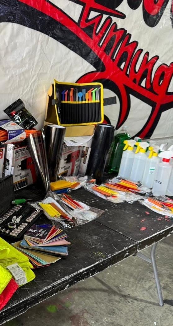 Kit de herramientas y materiales de práctica de la Escuela de Wrap